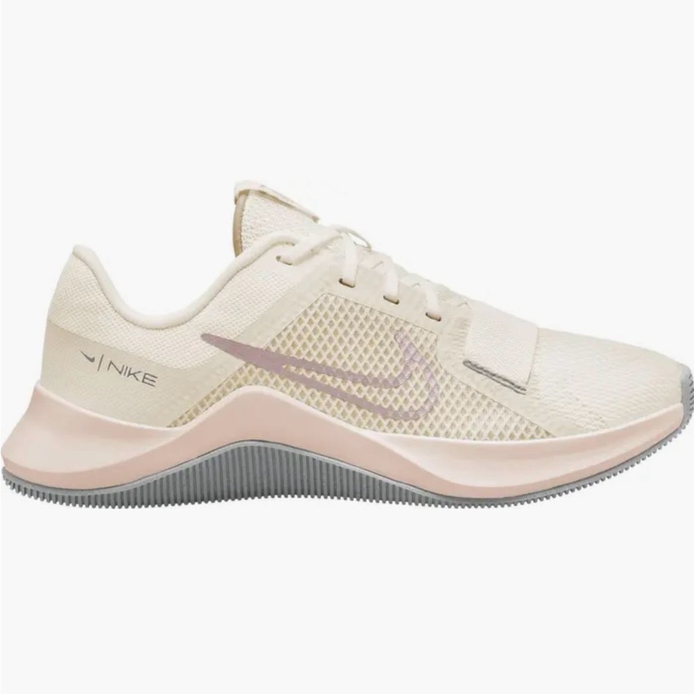 Nike Women's Cream and Light Pink Athletic Shoes